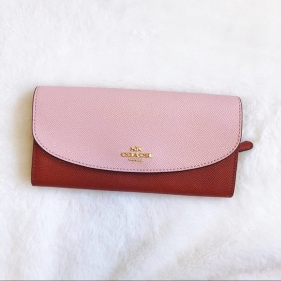 Coach Handbags - Coach Blush Slim Envelope Wallet